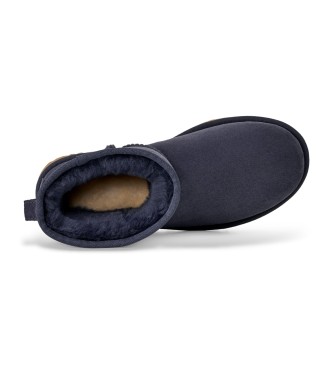 UGG Botines de Piel Classic Mini II marino