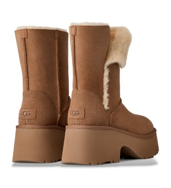 UGG Klasyczne brązowe skórzane botki Esmee