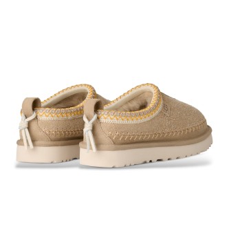 UGG Zuecos de Piel Tasman Biarritz beige