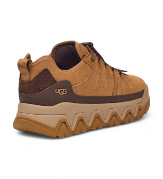 UGG Skórzane sneakersy Captrail Low w kolorze brązowym