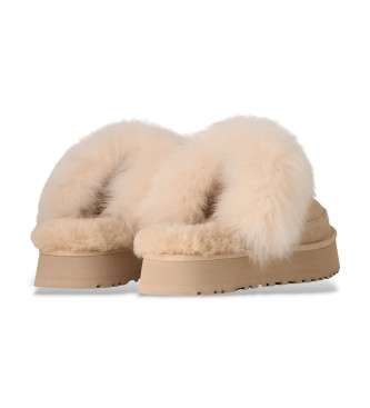 UGG Zapatillas de Piel Disquette Chalet marrn