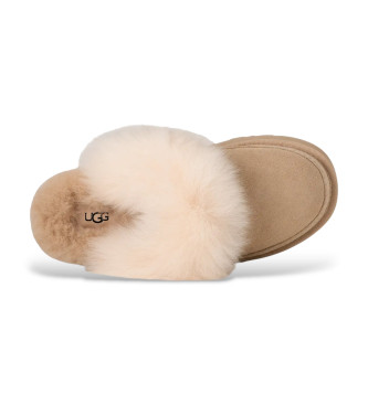 UGG Zapatillas de Piel Disquette Chalet marrn