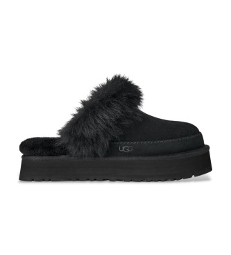 UGG Zapatillas de Piel Disquette Chalet negro