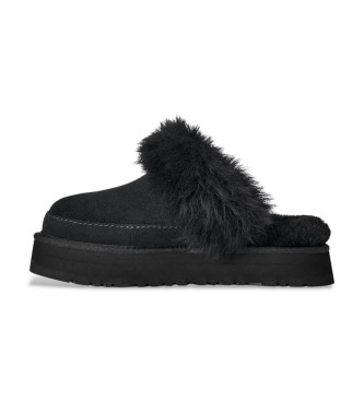 UGG Zapatillas de Piel Disquette Chalet negro