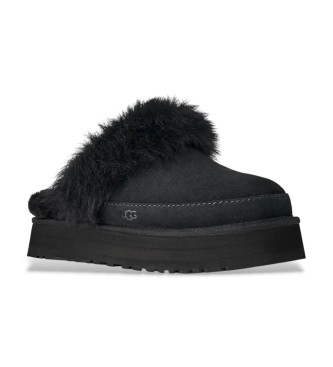 UGG Zapatillas de Piel Disquette Chalet negro