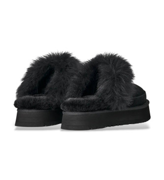 UGG Zapatillas de Piel Disquette Chalet negro