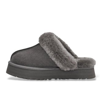 UGG Sapatilhas de pele Disquette cinza marengo