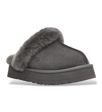 UGG Sapatilhas de pele Disquette cinza marengo