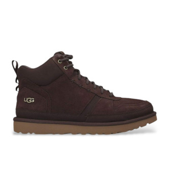 UGG Highland Hi Heritage braune Lederturnschuhe