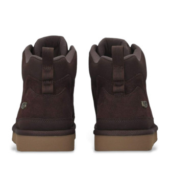 UGG Highland Hi Heritage braune Lederturnschuhe