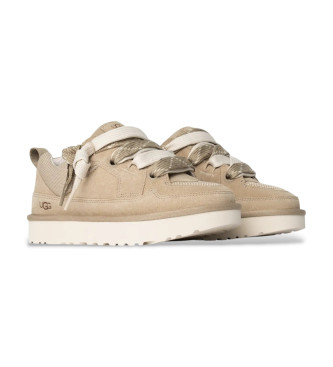 UGG Sneakers Lo Lowmel in pelle beige
