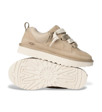 UGG Sneakers Lo Lowmel in pelle beige