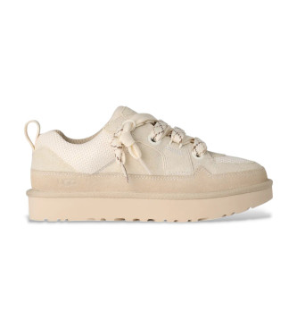 UGG Lo Lowmel Leder Turnschuhe beige