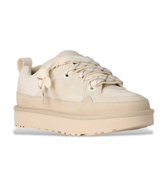 UGG Lo Lowmel Leder Turnschuhe beige