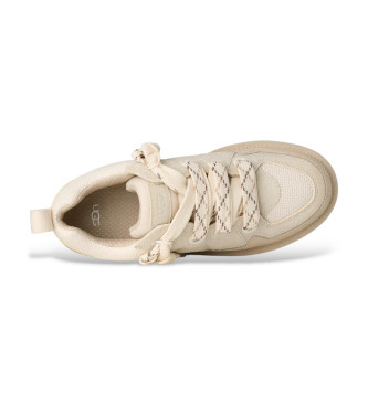 UGG Lo Lowmel Leder Turnschuhe beige
