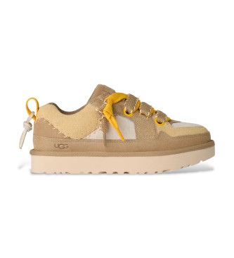 UGG Lo Lowmel Biarritz Lederschuhe braun