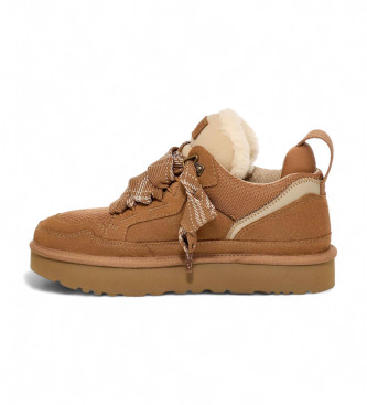 UGG Sapatilhas de couro Lowmel castanhas