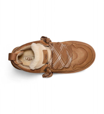 UGG Sapatilhas de couro Lowmel castanhas