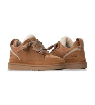 UGG Sneakers Lowmel in pelle marrone