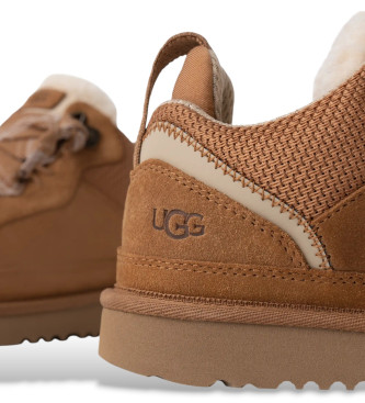 UGG Sneakers Lowmel in pelle marrone