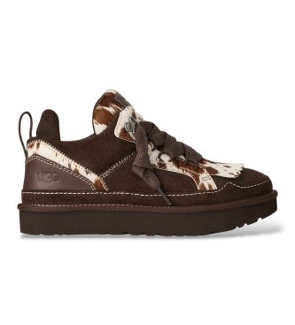 UGG Zapatillas de Piel Lowmel Western marrón
