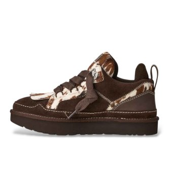 UGG Zapatillas de Piel Lowmel Western marrón