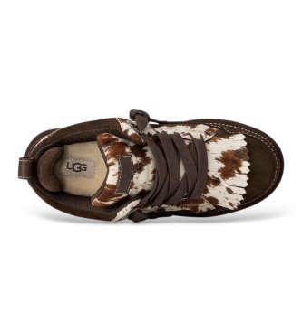 UGG Zapatillas de Piel Lowmel Western marrón