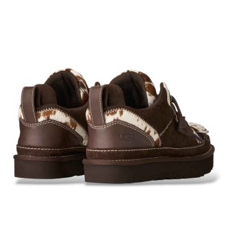 UGG Zapatillas de Piel Lowmel Western marrón