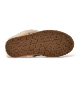 UGG Chinelos de Pele Scuffette II areia