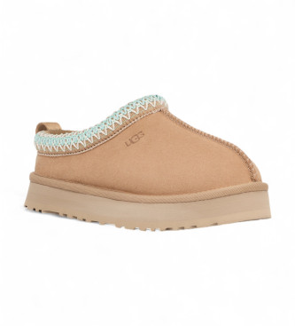 UGG Tazz beige leather trainers