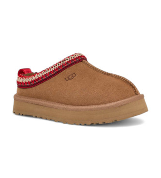 UGG Braune Tazz Leder Turnschuhe