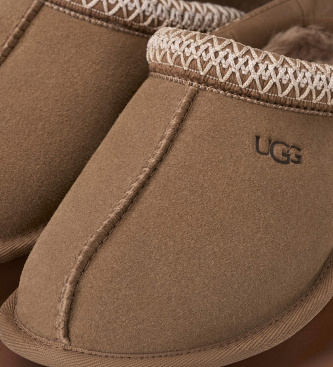 UGG Tazz brown Leather Slippers