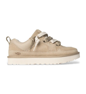 UGG Lo Lowmel - Baskets en cuir moutarde