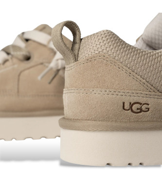 UGG Lo Lowmel - Baskets en cuir moutarde