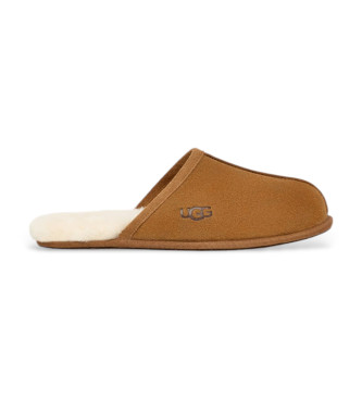 UGG Ciabatte in pelle Homewear M Scuff marrone