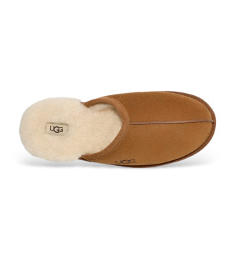 UGG Zapatillas Homewear de piel M Scuff marrn