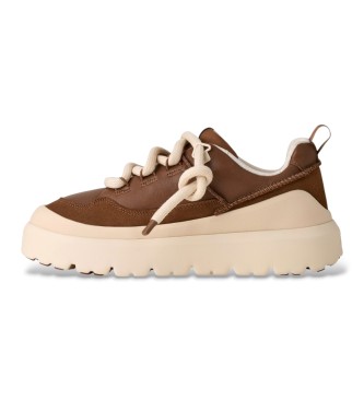 UGG Brown leather Heritage Utility sneakers