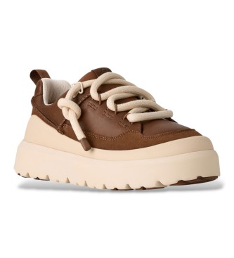 UGG Brown leather Heritage Utility sneakers