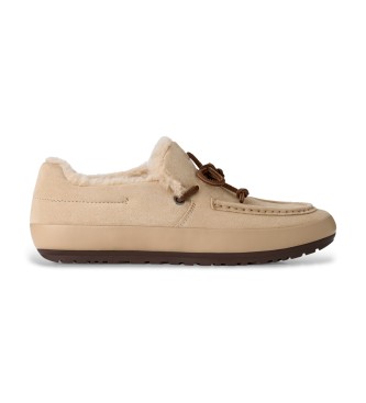 UGG Scarpe basse in pelle Quill Slip-On beige