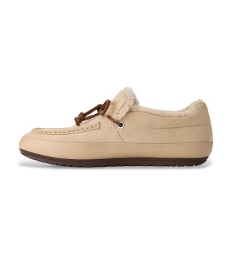 UGG Scarpe basse in pelle Quill Slip-On beige