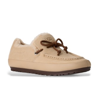 UGG Scarpe basse in pelle Quill Slip-On beige