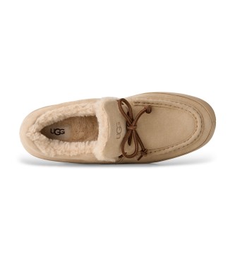 UGG Scarpe basse in pelle Quill Slip-On beige