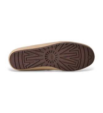 UGG Scarpe basse in pelle Quill Slip-On beige