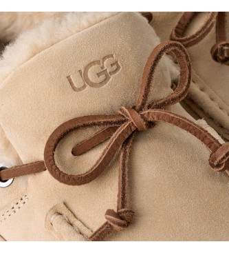 UGG Scarpe basse in pelle Quill Slip-On beige