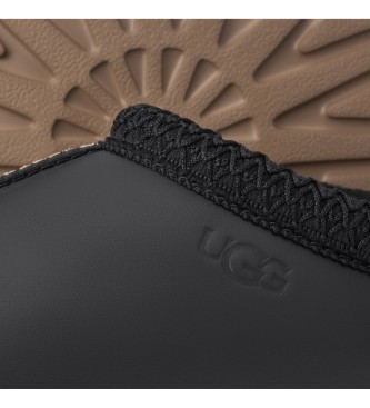 UGG Tasman Kontrast Ledermokassins schwarz