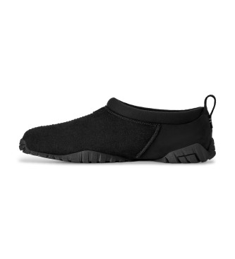 UGG Tasman Flex Lederpantoletten schwarz