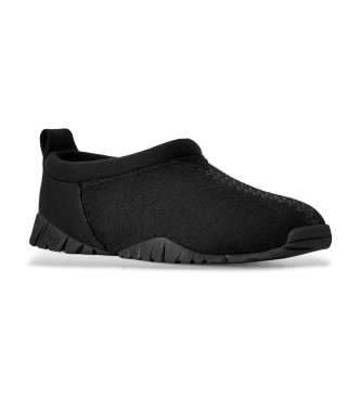 UGG Tasman Flex Lederpantoletten schwarz