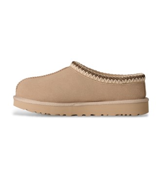 UGG Tasman II Hausschuhe aus Leder, beige