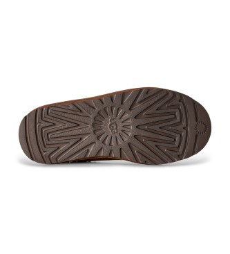 UGG Tasman Nubuck Hausschuhe aus Leder, dunkelbraun