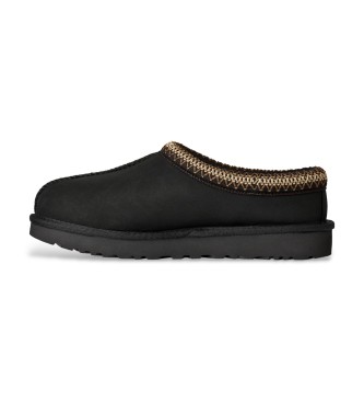 UGG Tasman Nubuk-Lederhausschuhe schwarz